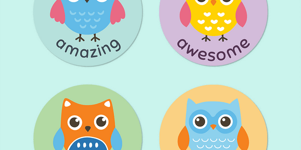 Little Owls Merit Stickers