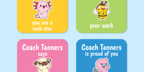 Personalised Animal Mix 1 Merit Stickers