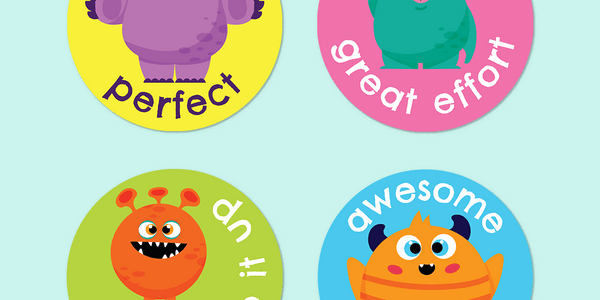 Monsters Merit Stickers
