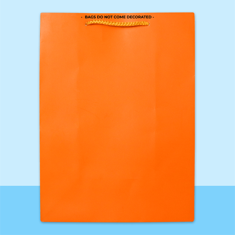 Orange gift bag