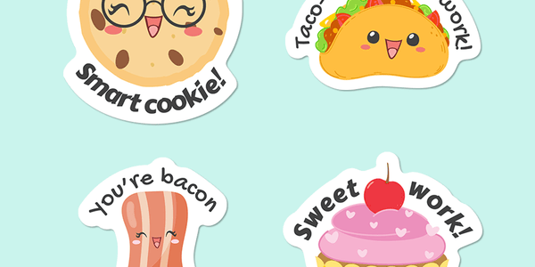 Punny Food Merit Labels 1