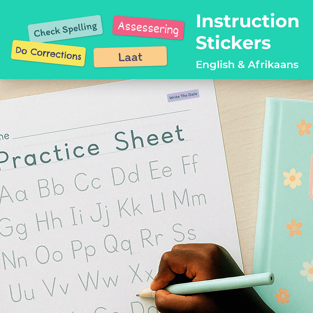 Teacher Instruction Stickers - Senior Phase