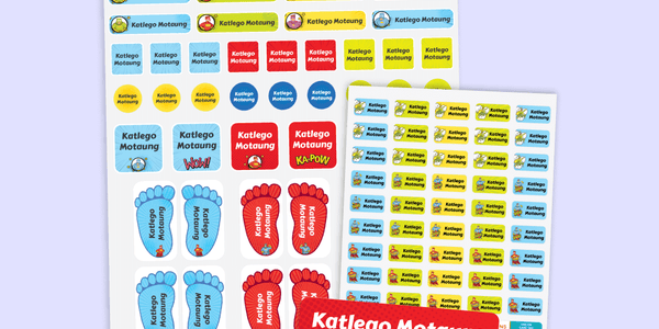 Colour Pre-School Pack - Designer themes