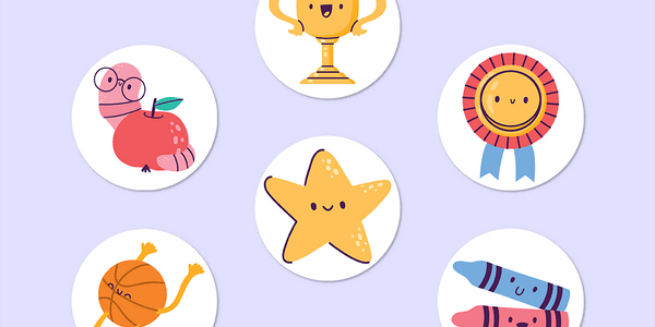 School Elements Mini Dot Stickers