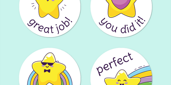 Stars Merit Stickers