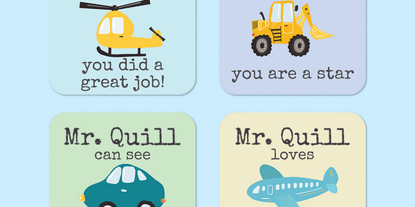 Personalised Transport Merit Stickers