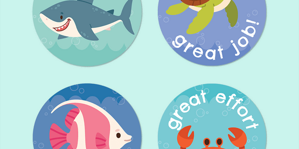 Under the Sea Merit Stickers
