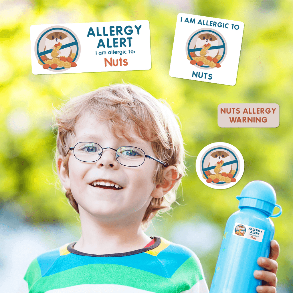 Allergy Note Sticker Allergy Alert Labels - Stickers for Kids | Labels4School