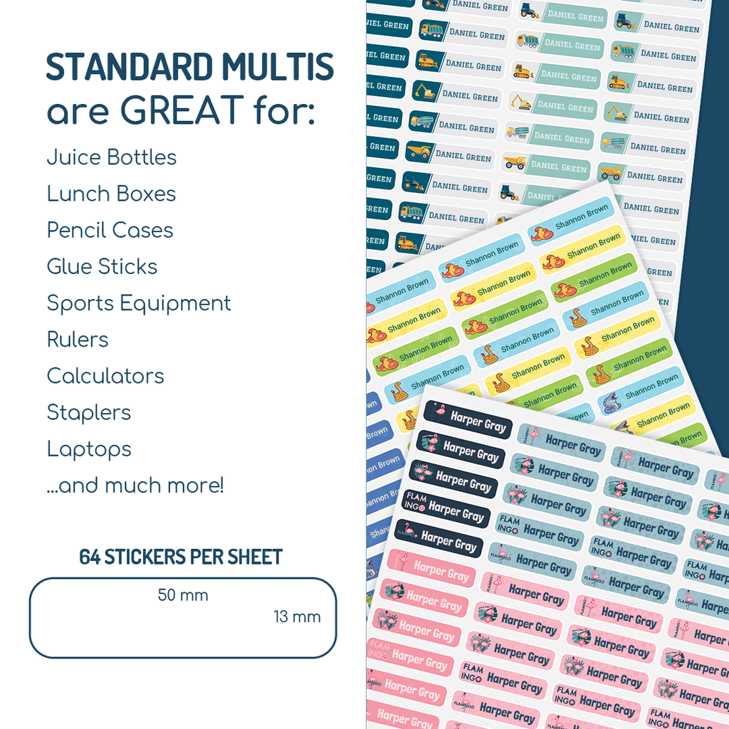 Colour Standard Multis - Customise your own