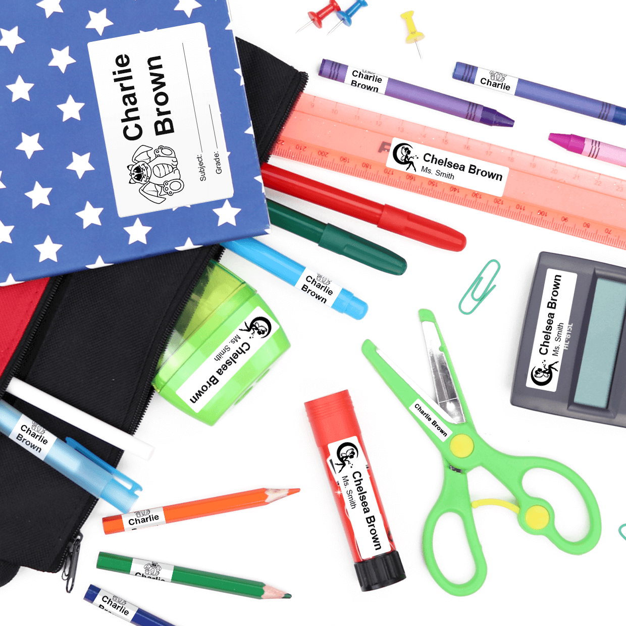 Basic Label Pack | 164 labels | Labels4School
