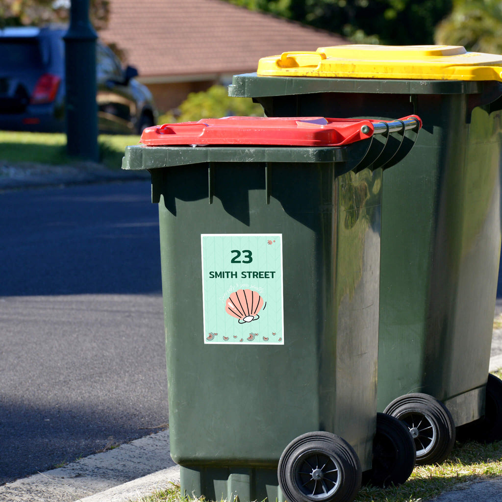 Transbin Label Bin Label - Personalised Rubbish Bin Label A3, A4, A5 | Labels4school ...