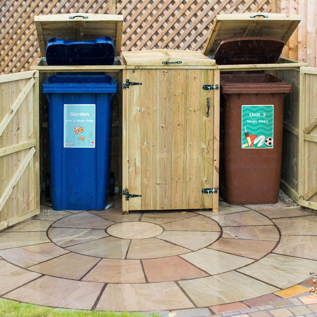 Transbin Label Bin Label - Personalised Rubbish Bin Label A3, A4, A5 | Labels4school ...