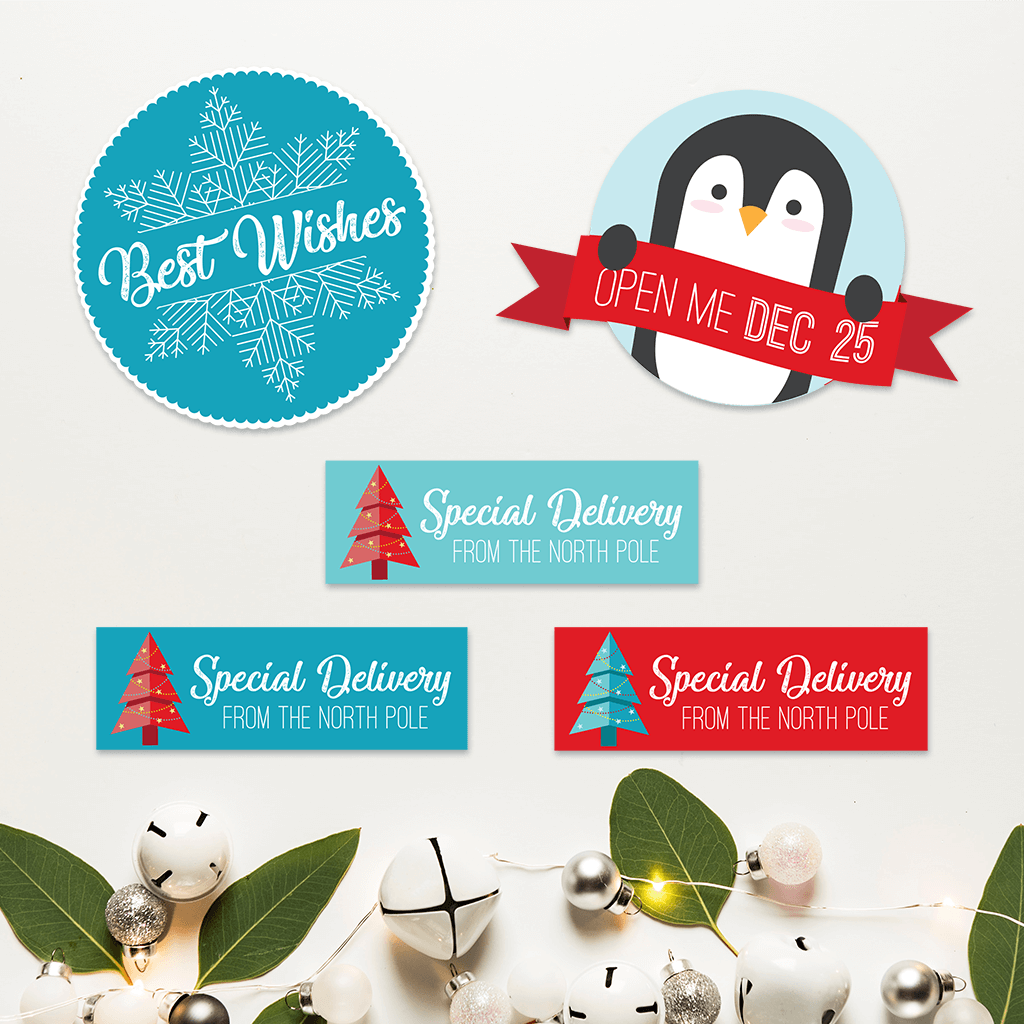 Funky Christmas Gift Labels