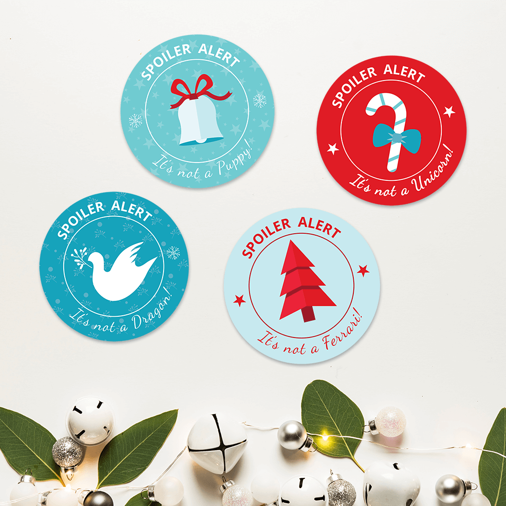 Funky Christmas Gift Labels
