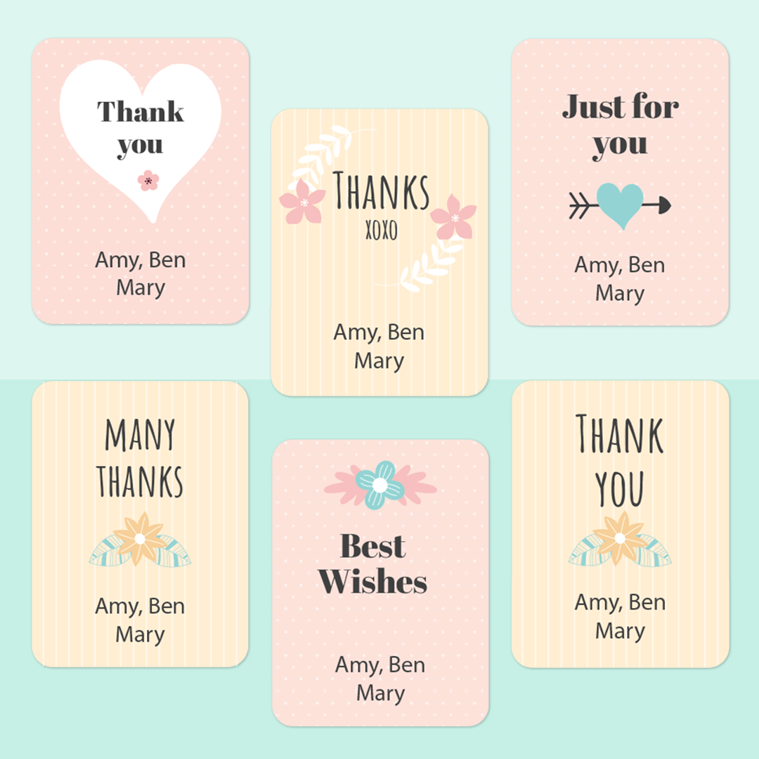 Gift Labels - 50 personalised Labels | Labels4school – Labels4School