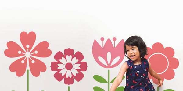 Wild Flowers Large - Pink