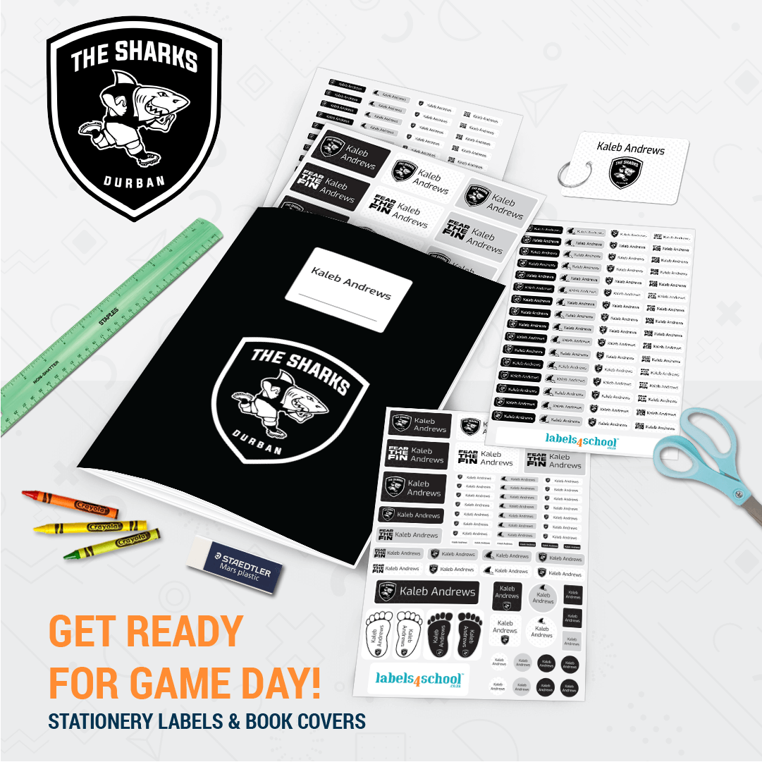 Team Label Sticker Licensed Sports Teams - Large label pack 294 labels | Labels4school ...