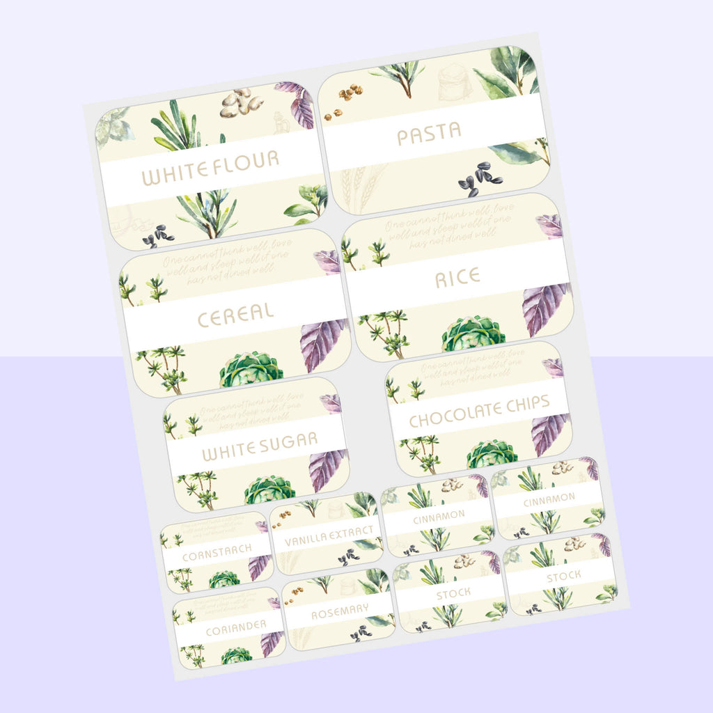 Deluxe Floral Pantry Pack