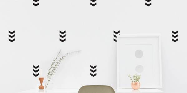 Chevron Pattern - Black