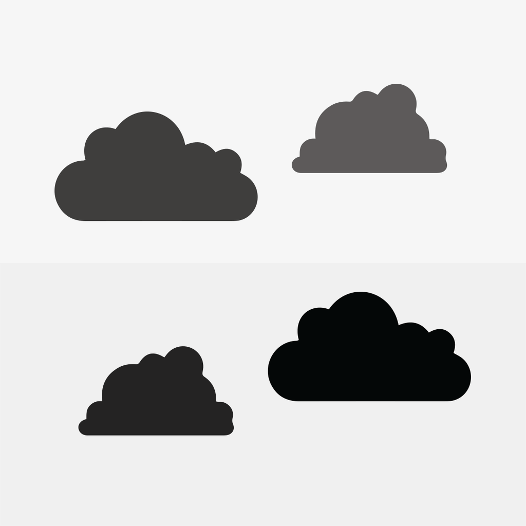 Cloud Pattern - Black