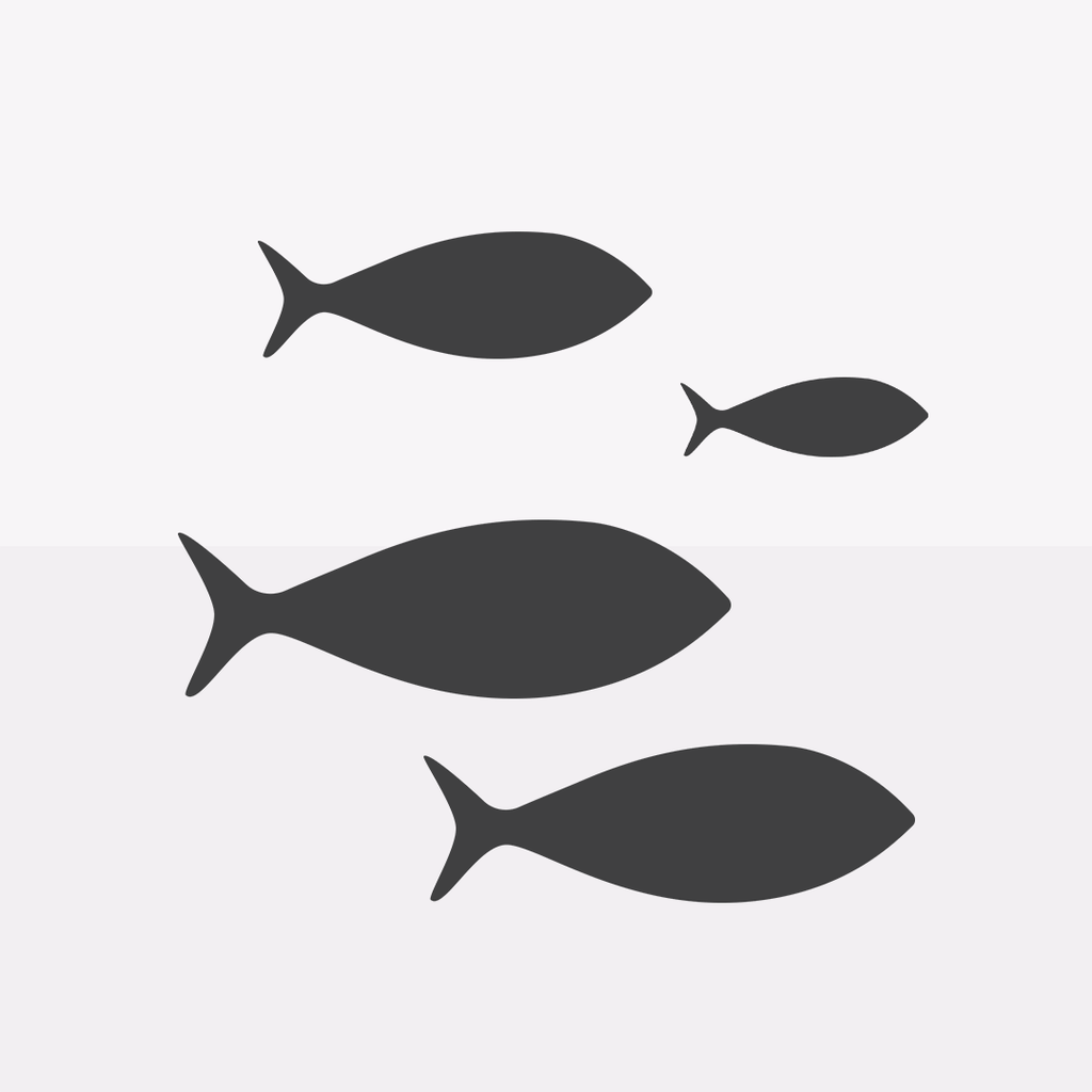 Fish Pattern - Black