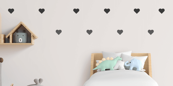 Hearts Pattern - Black