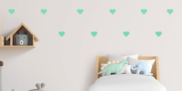 Hearts Pattern - Green