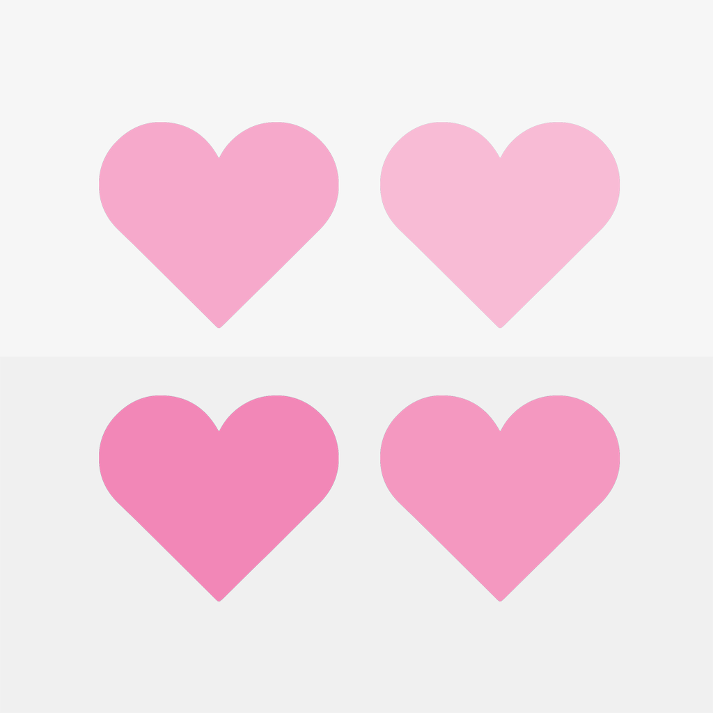 Hearts Pattern - Pink