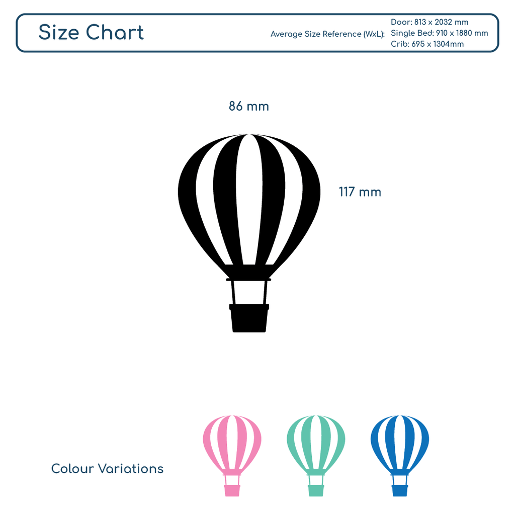 Hot Air Balloon Pattern - Pink