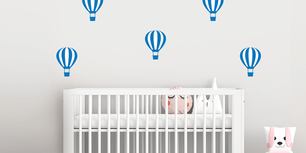 Hot Air Balloon Pattern - Blue