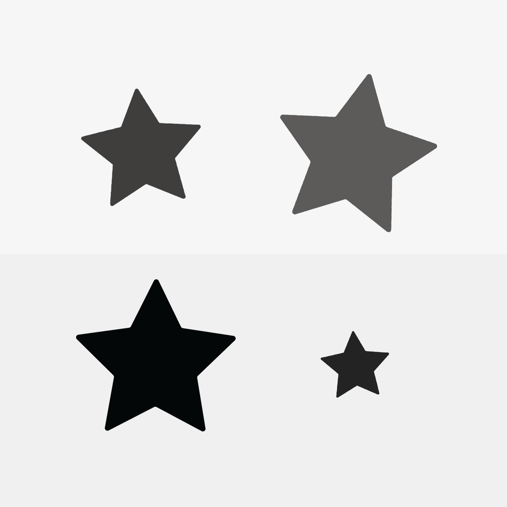 Stars Pattern - Black