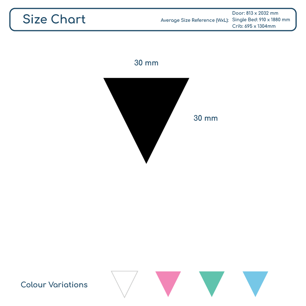 Triangle Pattern - White