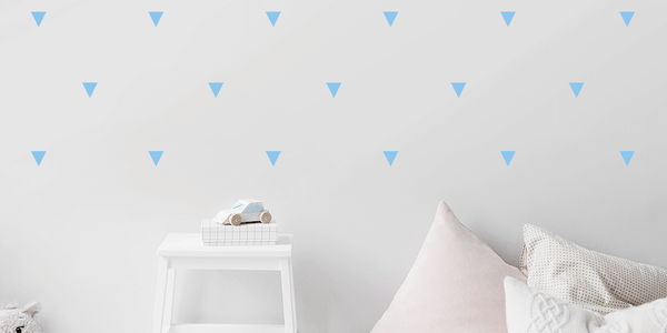 Triangle Pattern - Blue