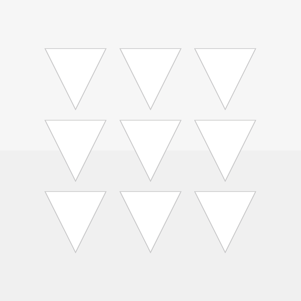 Triangle Pattern - White