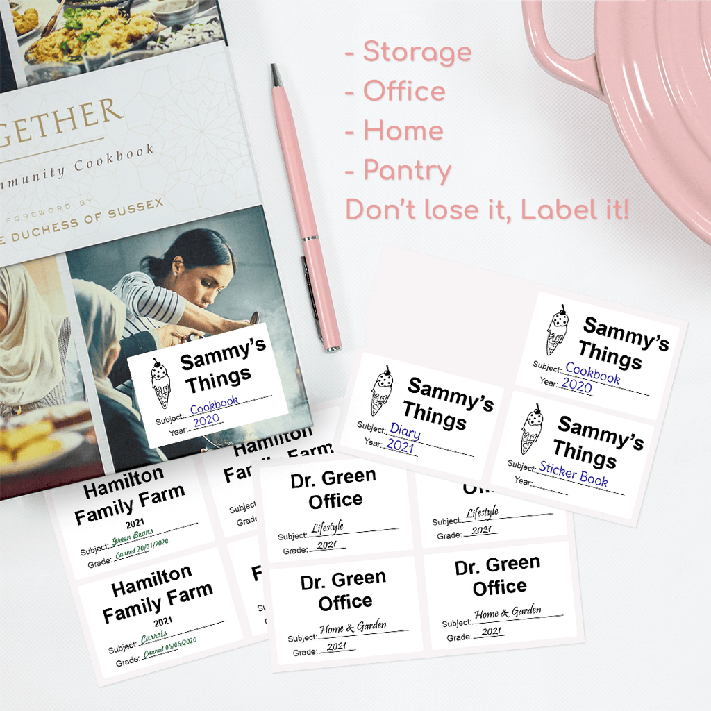 Book Labels - Personalised School Book Labels | Labels4school ...