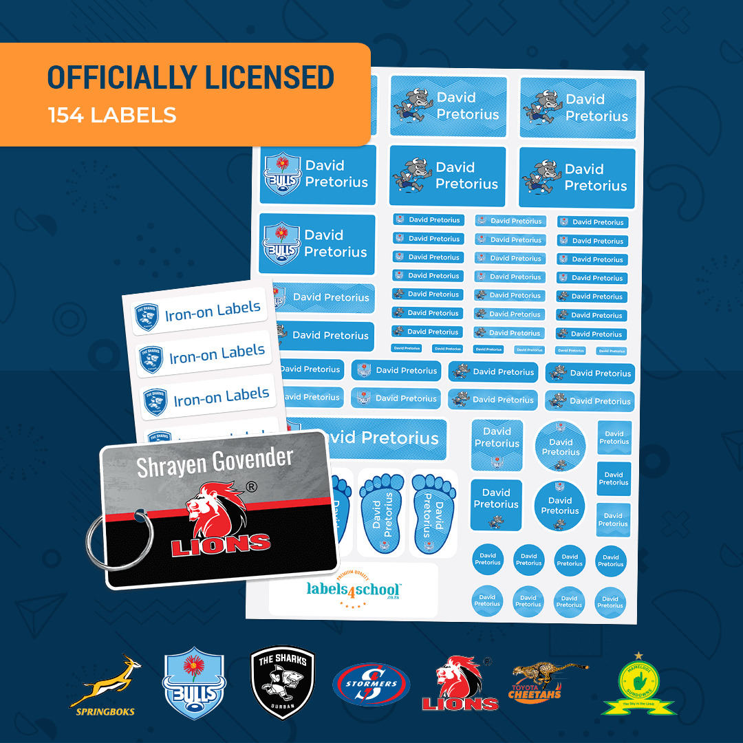 Licensed Sports Teams - Basic label pack 153 labels | Labels4school ...