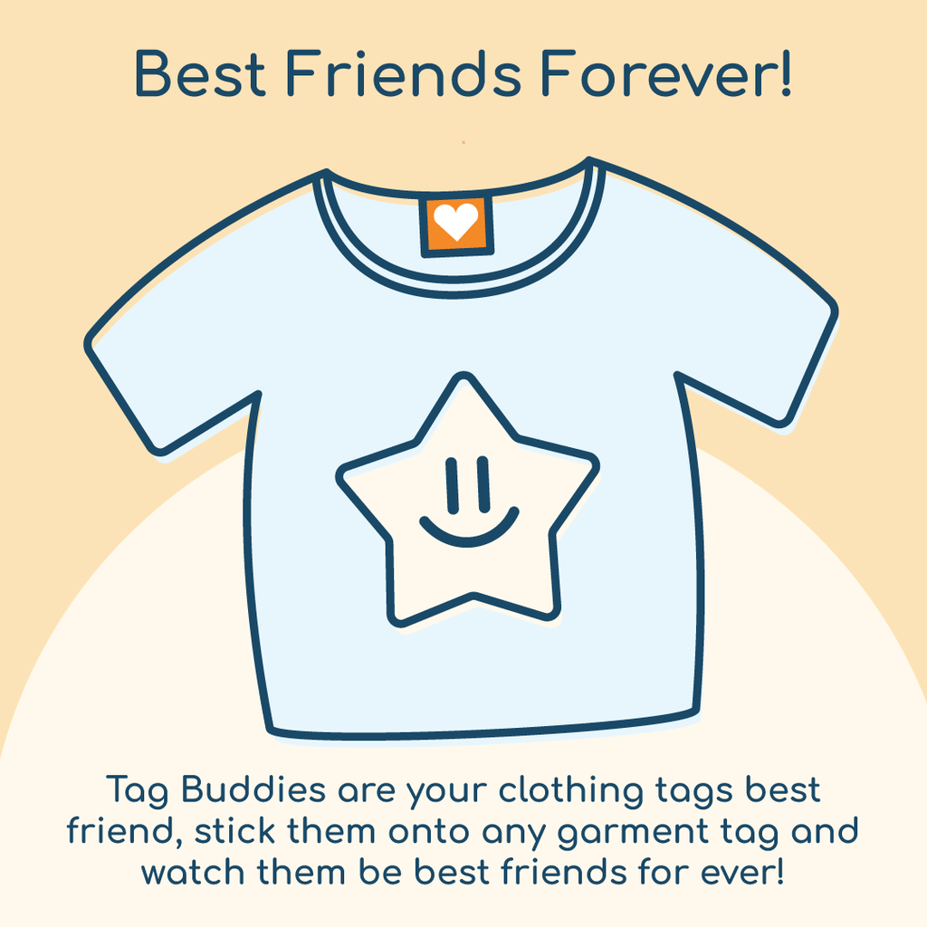 Clothing Tag Buddies - Customise your own