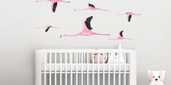 Flying Flamingos Scene