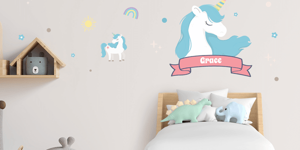 Unicorn Scene - Blue