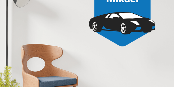 Car Personalised - Blue