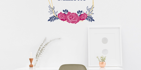 Roses Wreath Personalised