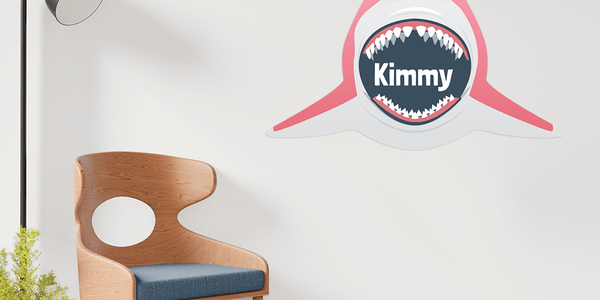 Shark Jaws Personalised - Pink