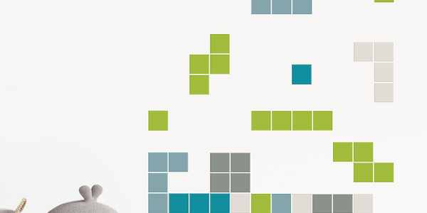 Tetris Blocks Pattern - Style 2