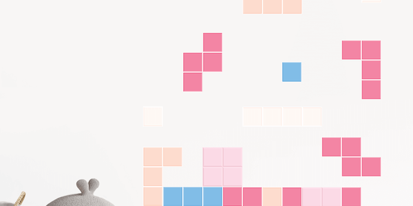 Tetris Blocks Pattern - Style 3