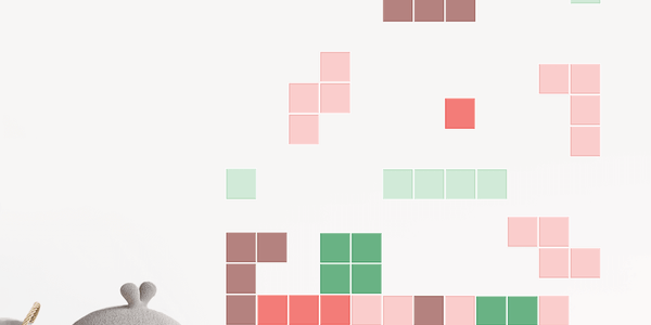 Tetris Blocks Pattern - Style 4